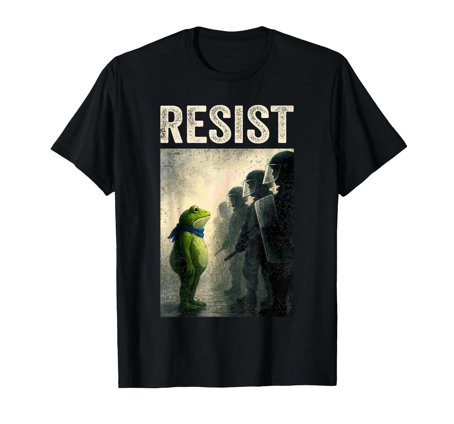 Resist Frog Portland Frog Protest T-Shirt