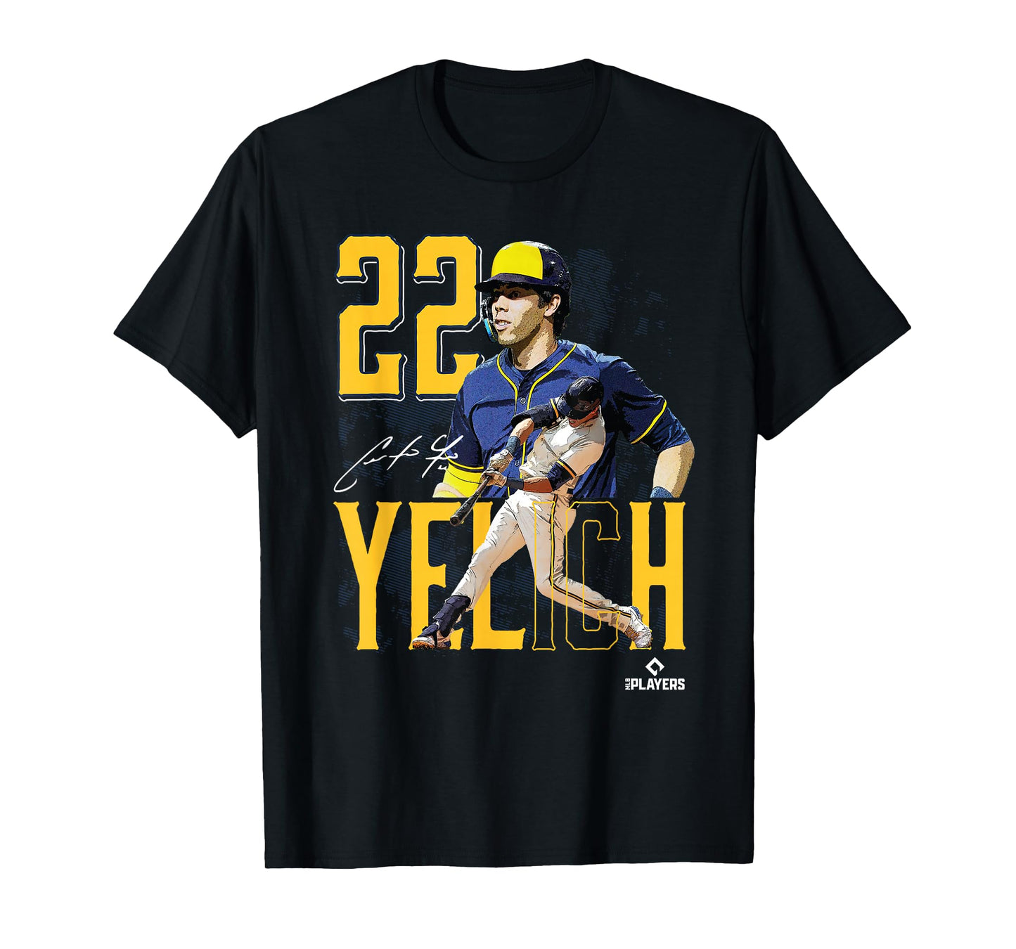 Christian Yelich | Milwaukee baseball | Players | MLBYCN3003 T-Shirt
