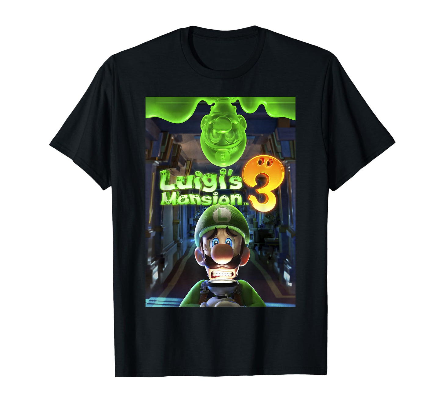 Luigi's Mansion 3 Luigi Poster T-Shirt