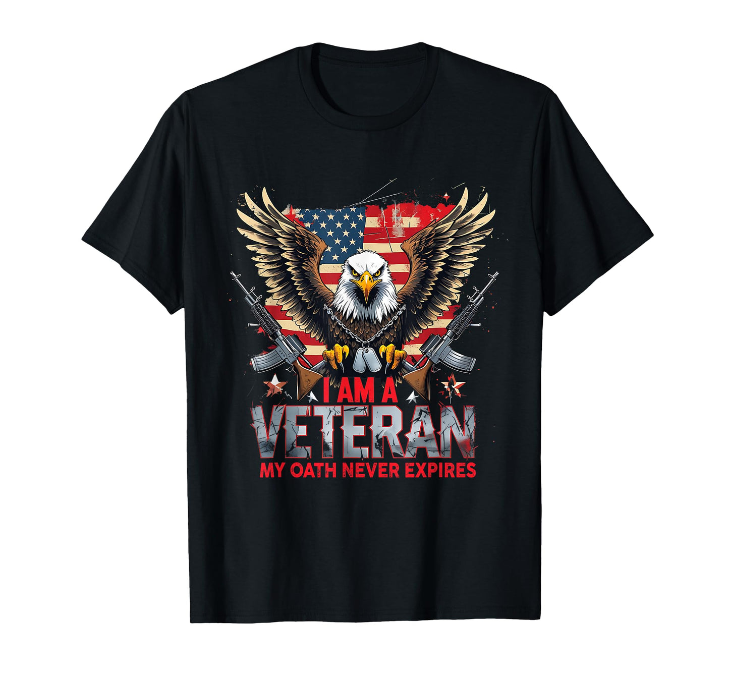 I Am A Veteran My Oath Never Expires Eagle Tee T-Shirt