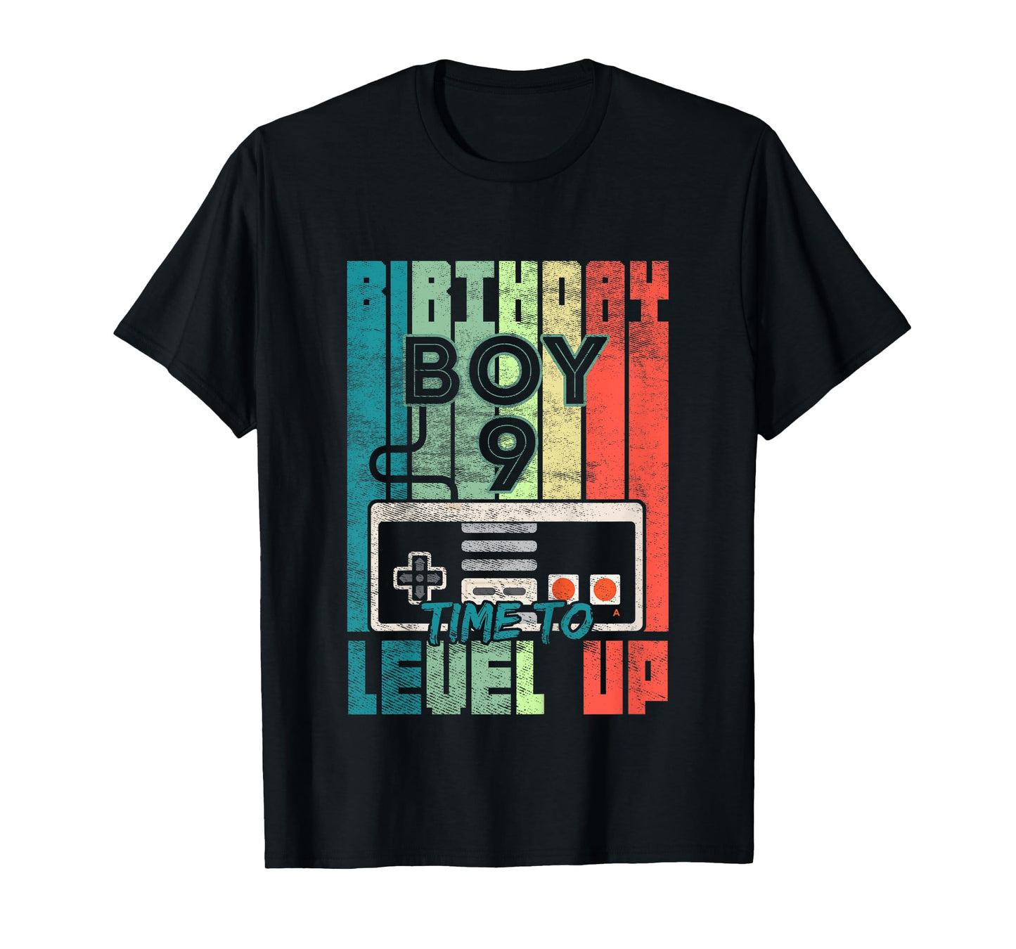 Kids Birthday Boy 9 Time to Level Up 9 Birthday Boy Level Up T-Shirt