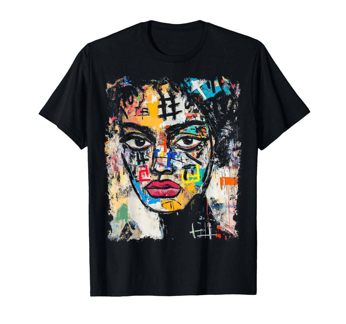 Pop Art Style Women's 90s Graffiti T-Shirt