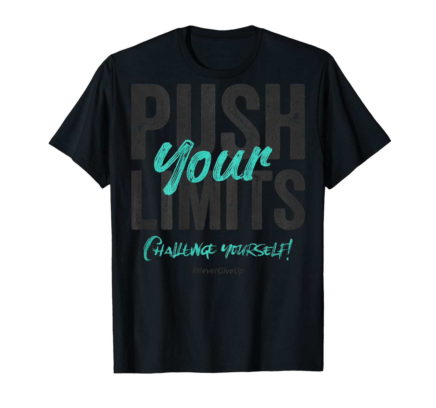 Fitness Quote Y2K Gym Training Back Print Yoga Sport Workout T-Shirt