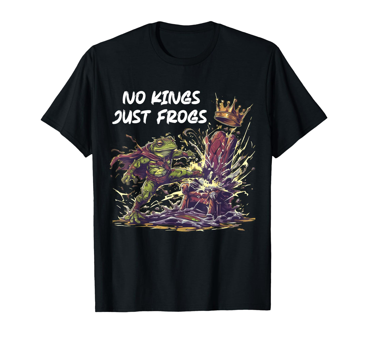 No Kings Just Frogs - Activist Protest Portland T-Shirt