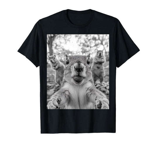 Cute Squirrel Selfie T-Shirt
