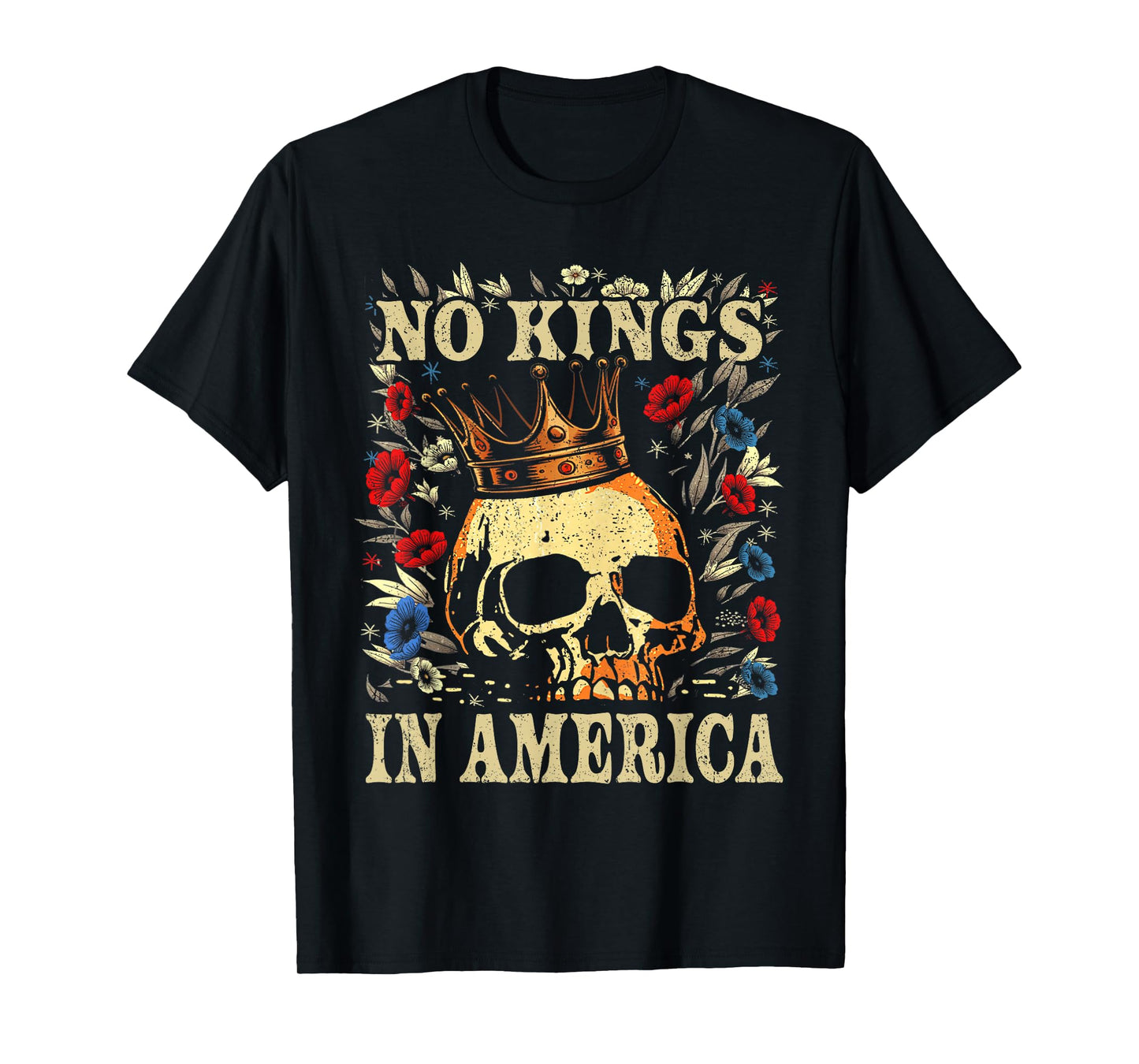 Funny No Kings in America Vintage T-Shirt