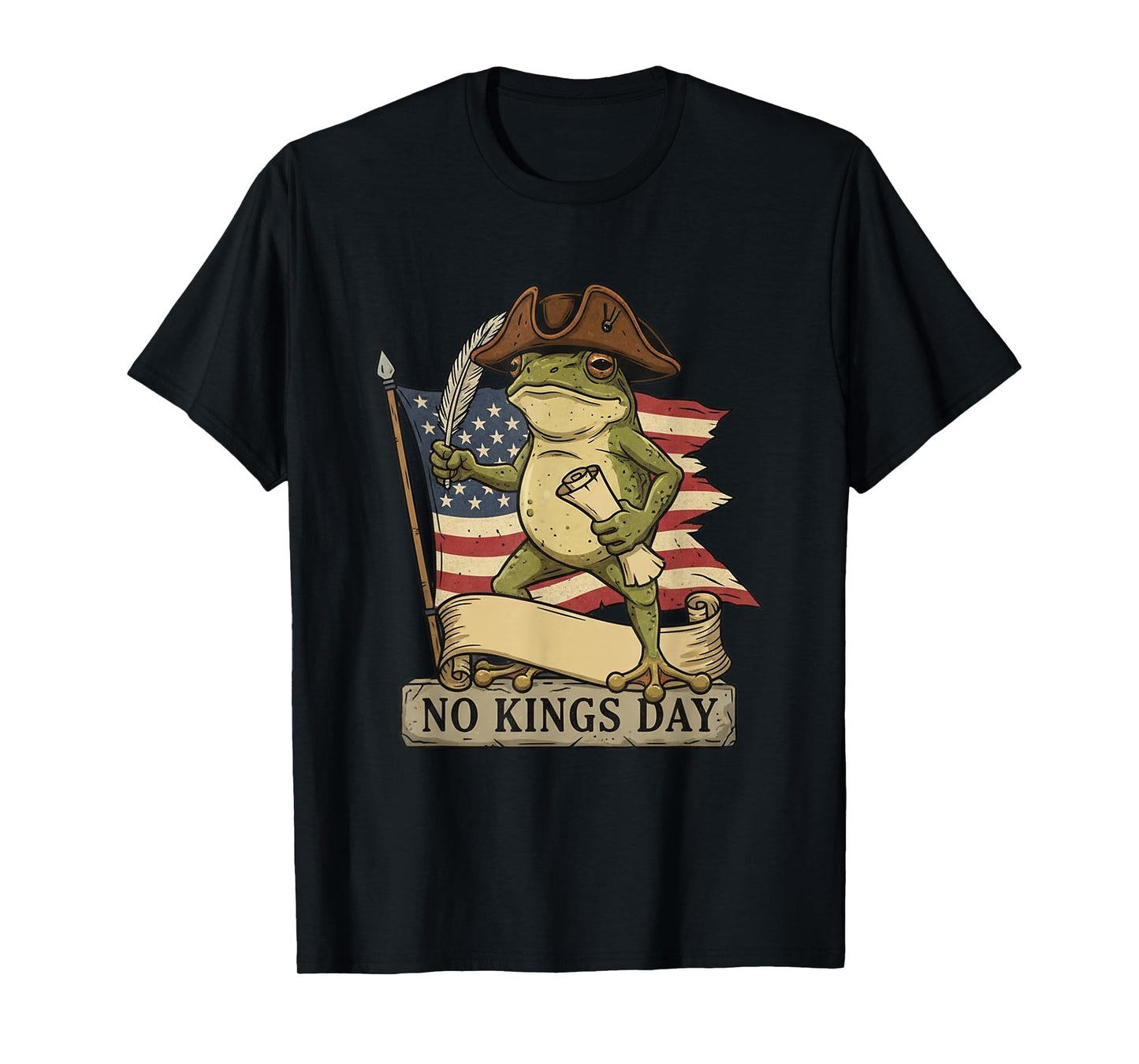 No Kings Day Portland Shirt Frog Protest T-Shirt