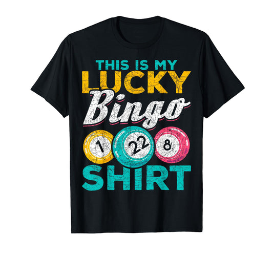 Das ist mein Glücks Bingo Shirt Bingo Player Lotterie Bingo T-Shirt