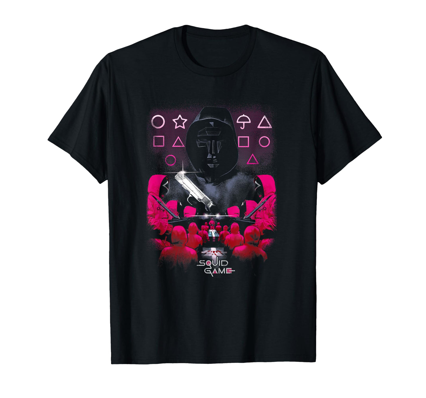 Squid Game Front Man Geometric Poster T-Shirt