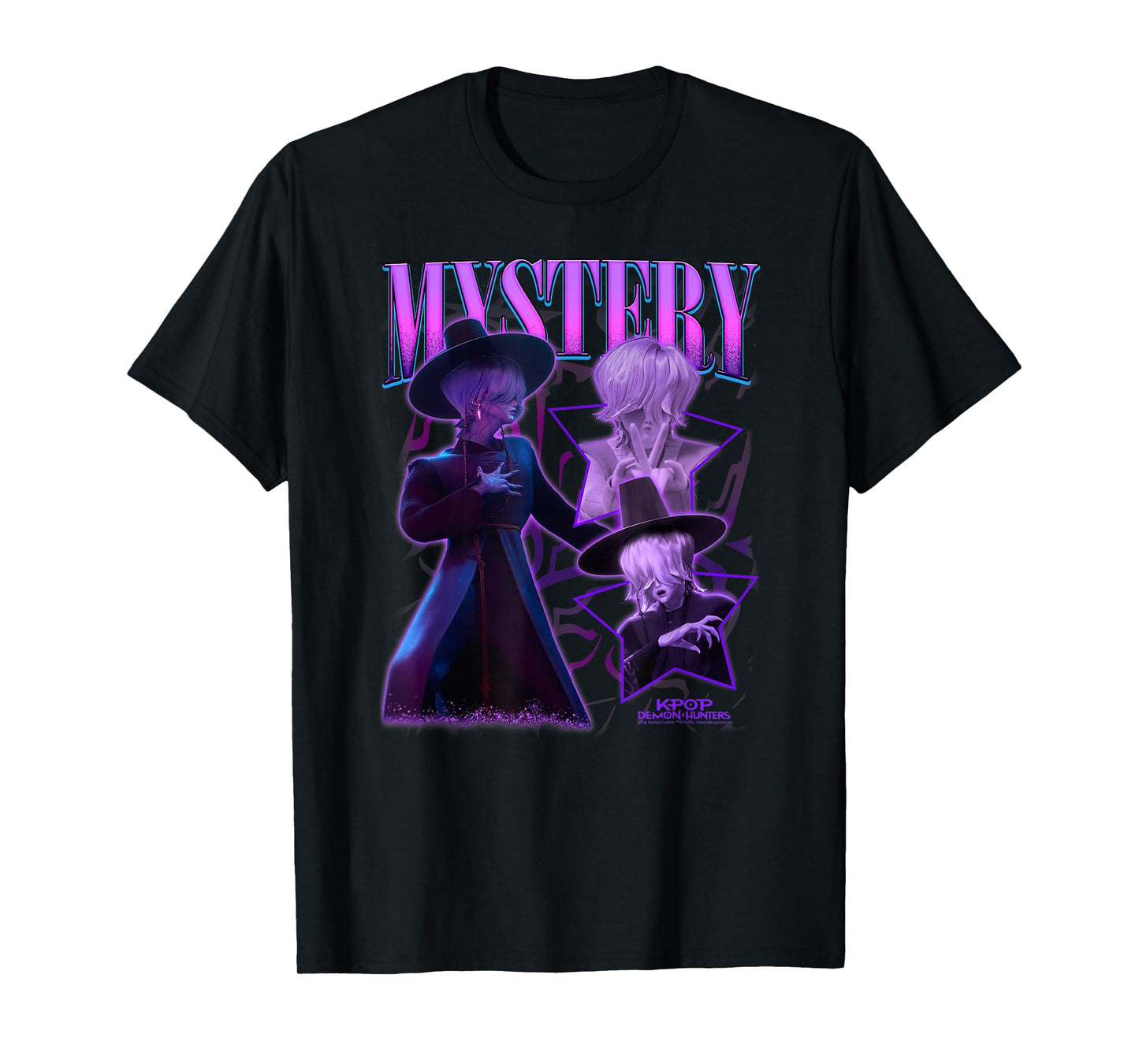 Kpop Demon Hunters Halloween Mystery Showcase Y2K Poster T-Shirt