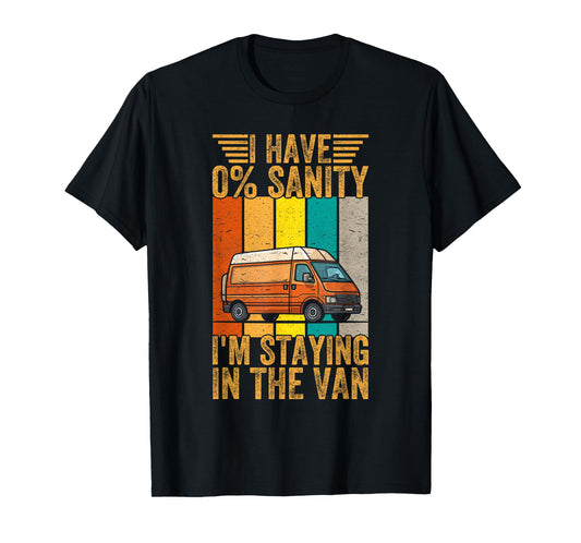 Funny Vintage I'm Staying In Tha Van Phasmophobia Men Women T-Shirt