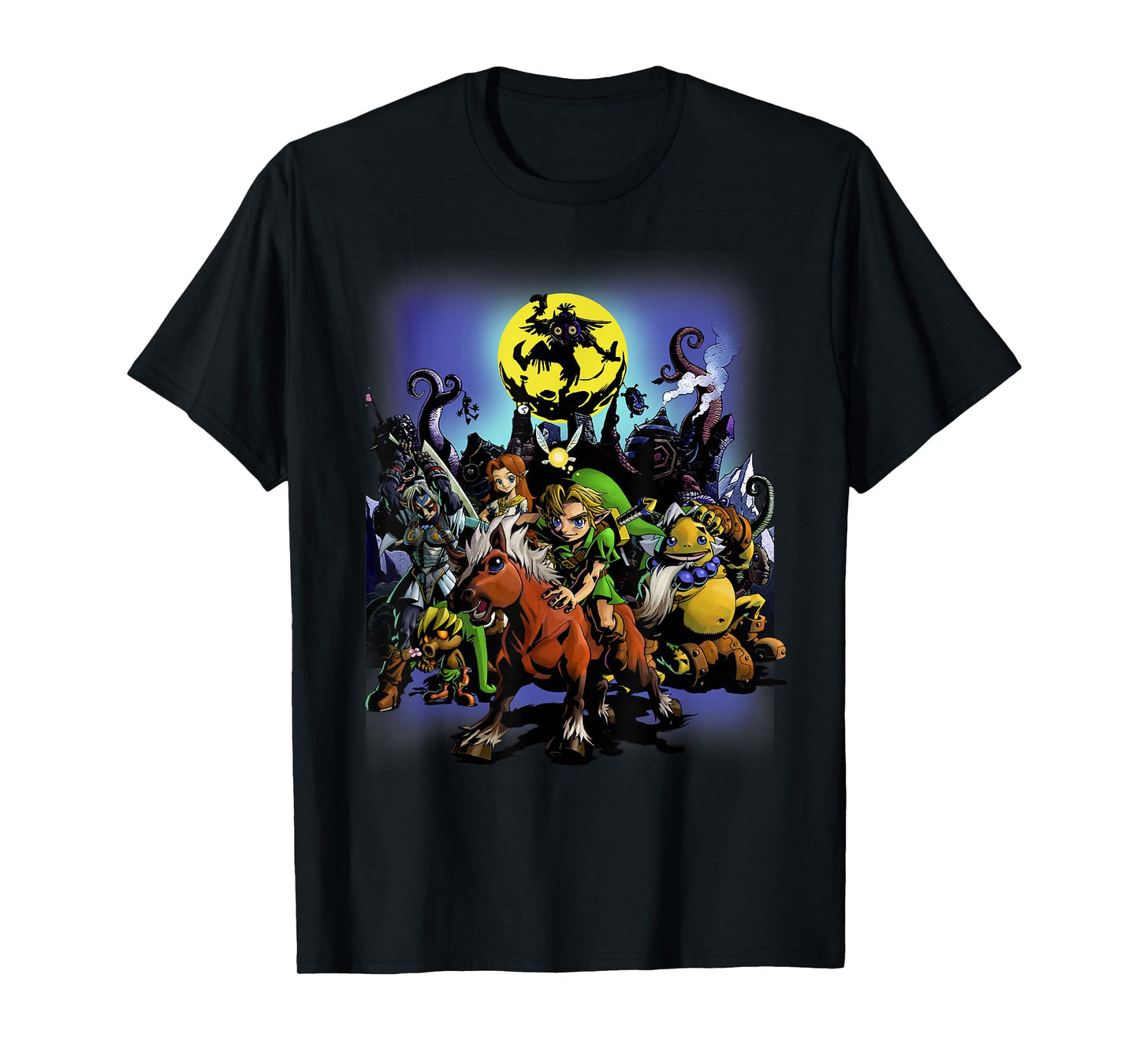 The Legend of Zelda: Majora's Mask Link & Friends Full Moon T-Shirt
