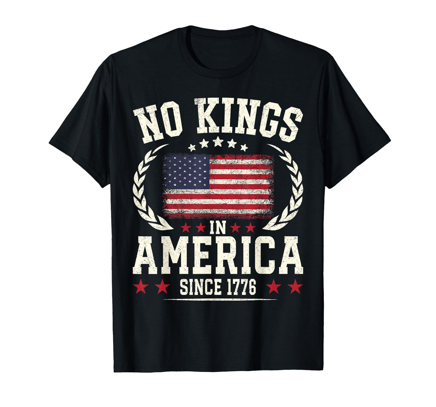 No Kings In America 1776 Save Democracy United States T-Shirt