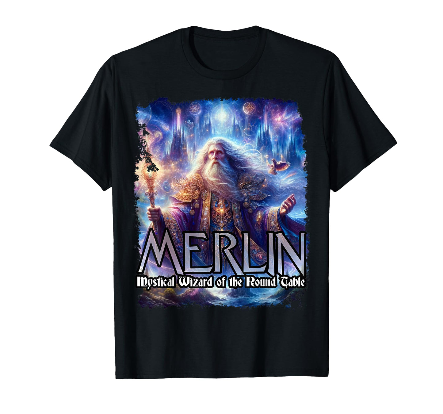 Merlin Wizard of the Round Table Magician T-Shirt
