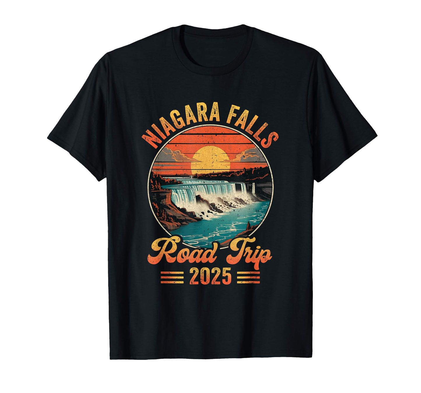 Niagara Falls Road Trip 2025 Summer Vacation Family Matching T-Shirt