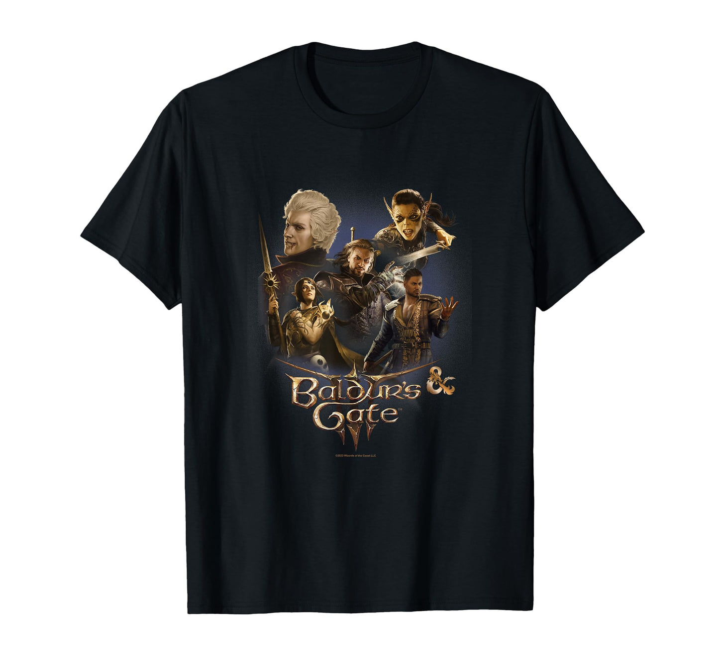 Dungeons & Dragons Baldur's Gate III Companions Group T-Shirt