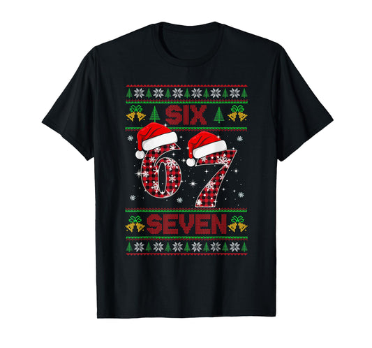 67 Meme Six Seven Christmas Ugly Sweater for Kids Boys Girls T-Shirt