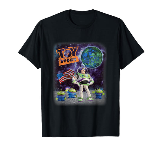 Disney Pixar Toy Story Buzz Lightyear Alien 4th of July T-Shirt