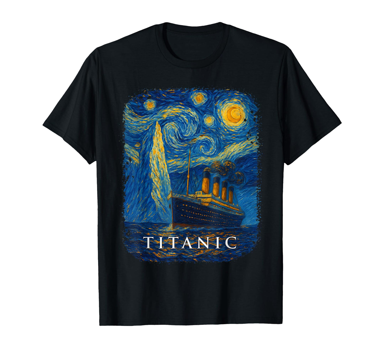 Titanic Van Gogh Starry Night T-Shirt