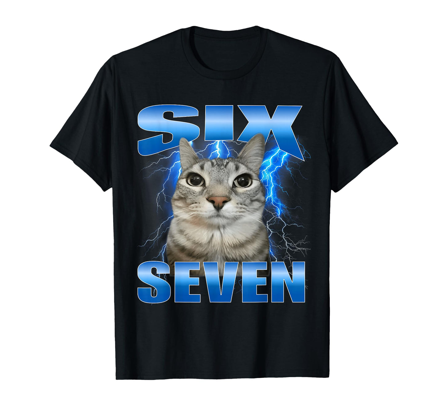 Six Seven Cat Bootleg T-Shirt