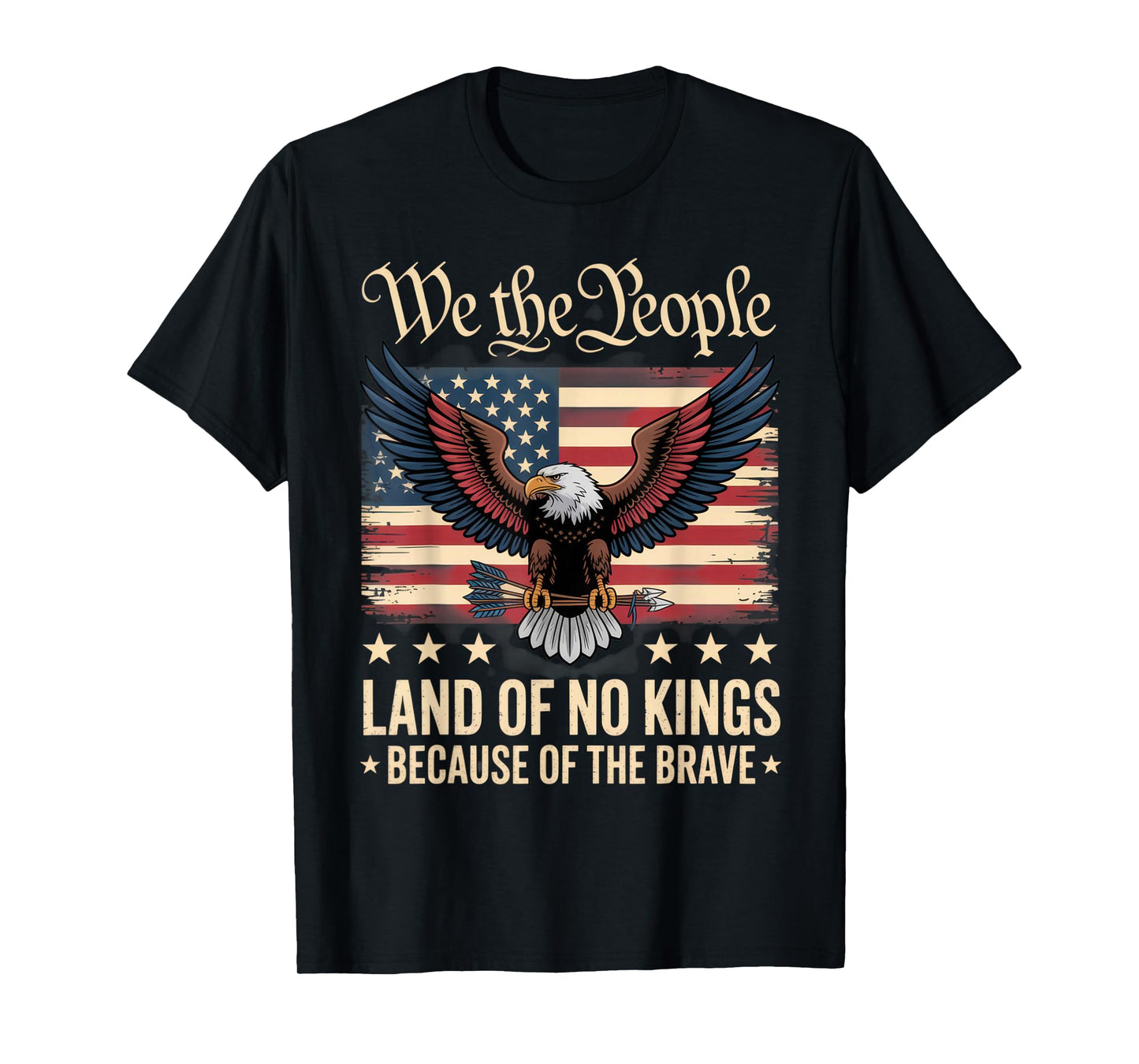 We The People Patriotic Spirit Proud American Independence T-Shirt