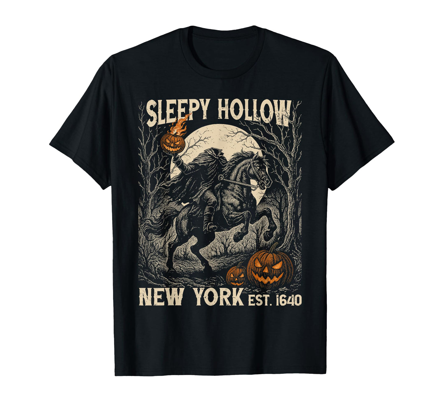 Legend of Sleepy Hollow Bookish Halloween Headless Horseman T-Shirt