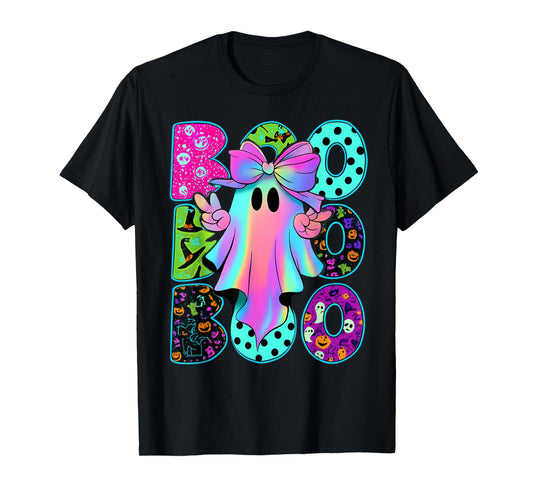Cute Pastel Halloween Ghost Boo for Everyone in Spooky T-Shirt