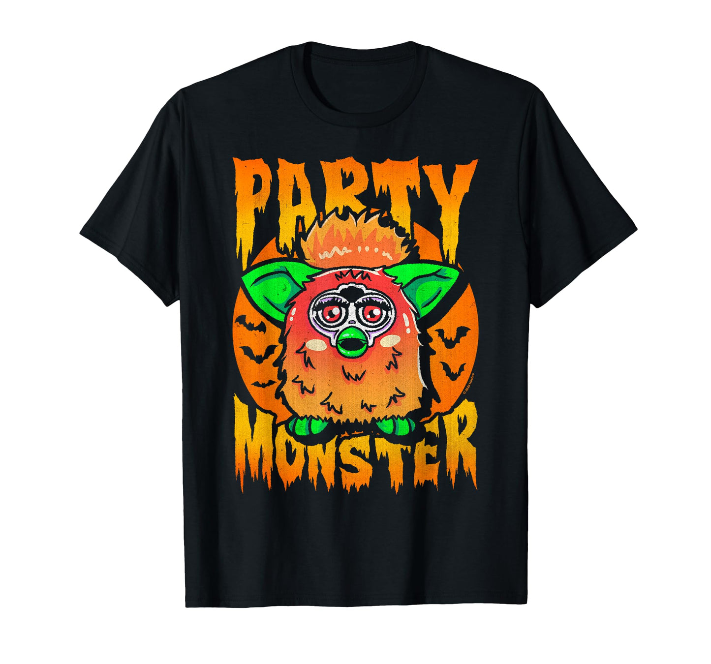 Furby Halloween Party Monster Vintage Scary Cute Poster T-Shirt