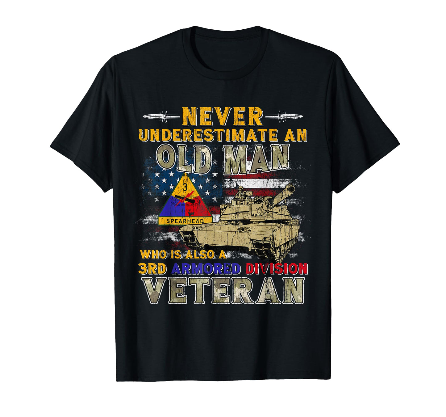 3rd Armored Division Veteran 3AD Germany Vintage Tee Gift T-Shirt