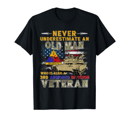 3rd Armored Division Veteran 3AD Germany Vintage Tee Gift T-Shirt