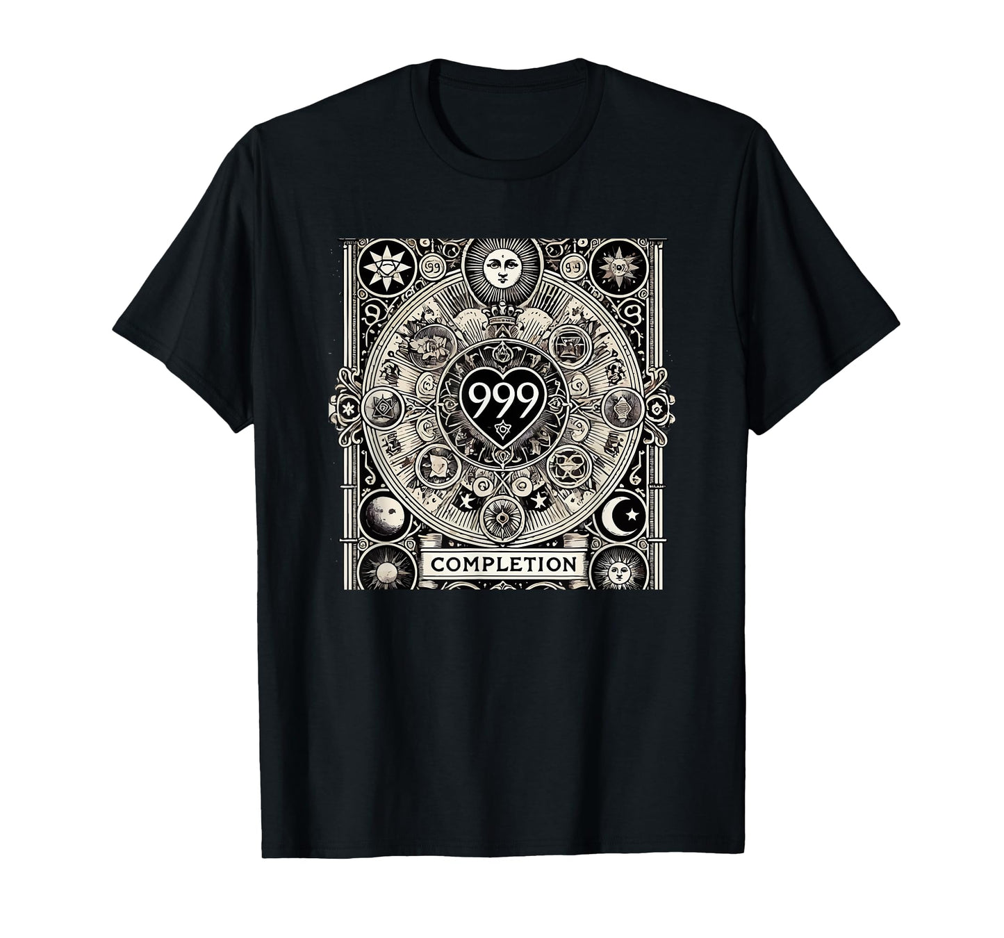Angel Number 999 Completion Numerology T-Shirt