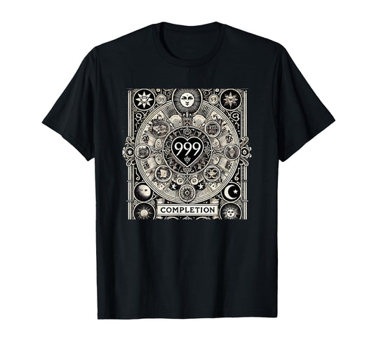 Angel Number 999 Completion Numerology T-Shirt