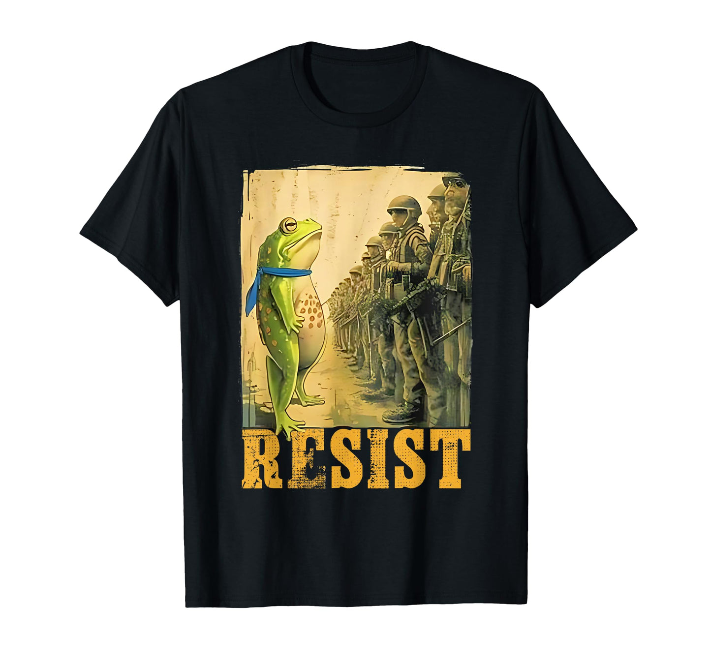 Portland Frog Resist Funny Protest No Kings Abolish Ice T-Shirt
