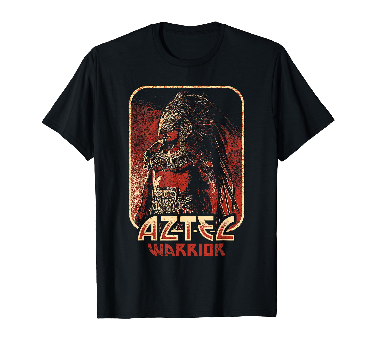 Aztec Warrior King Mexico Native Aztec Art Mayan T-Shirt