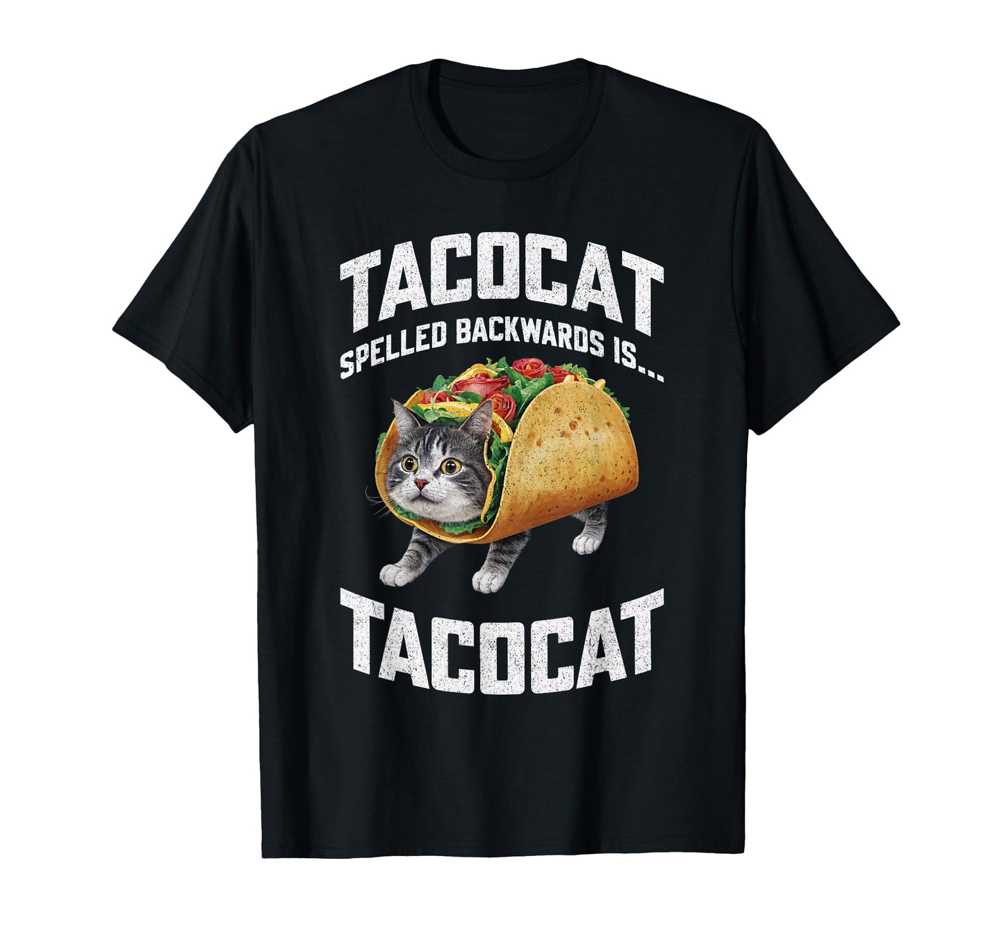 Tacocat Spelled Backward Is Tacocat Shirt Taco Cat Lover T-Shirt
