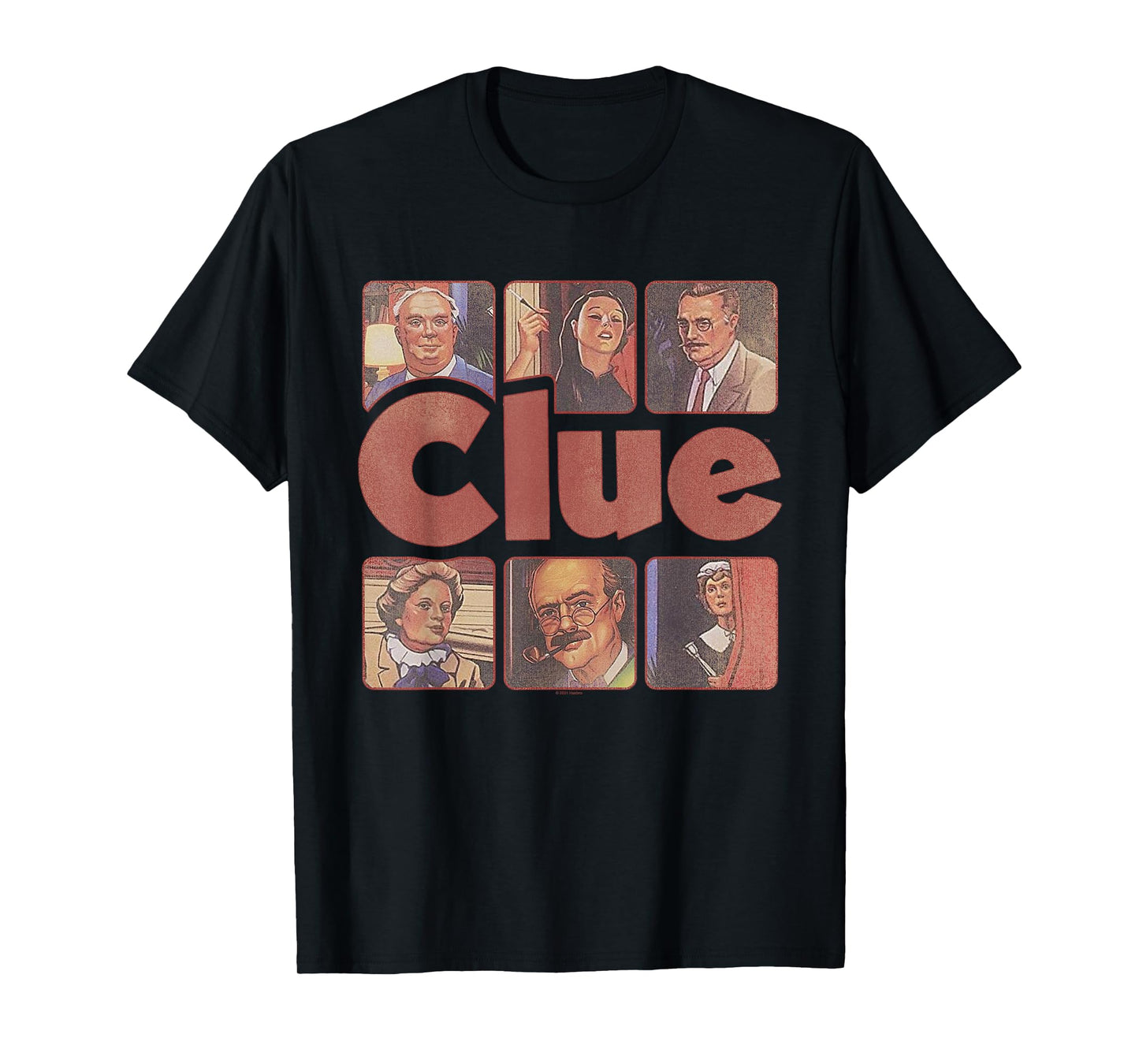 Clue Characters from 1986 T-Shirt