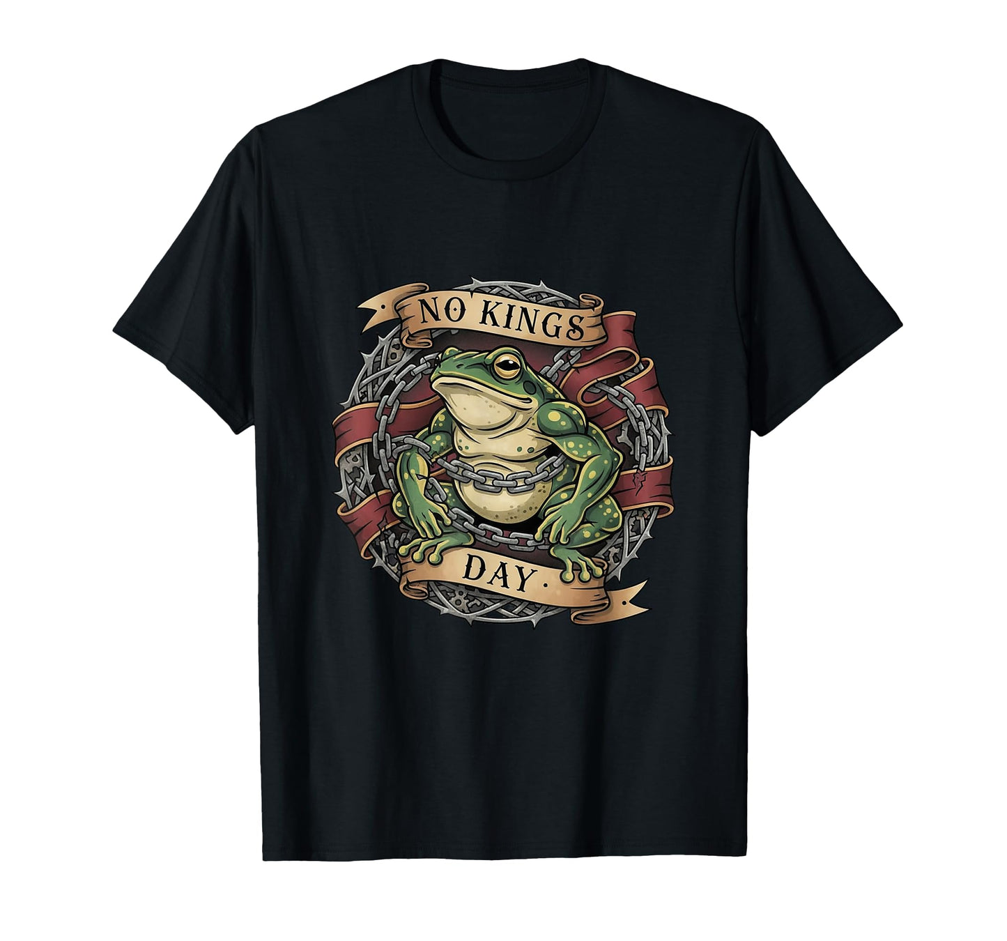 No Kings Day Portland Shirt Frog Protest T-Shirt
