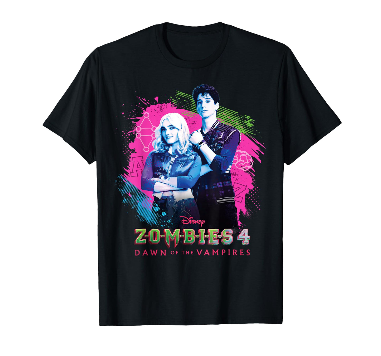Disney ZOMBIES 4: Dawn of the Vampires Movie Zed & Addison T-Shirt