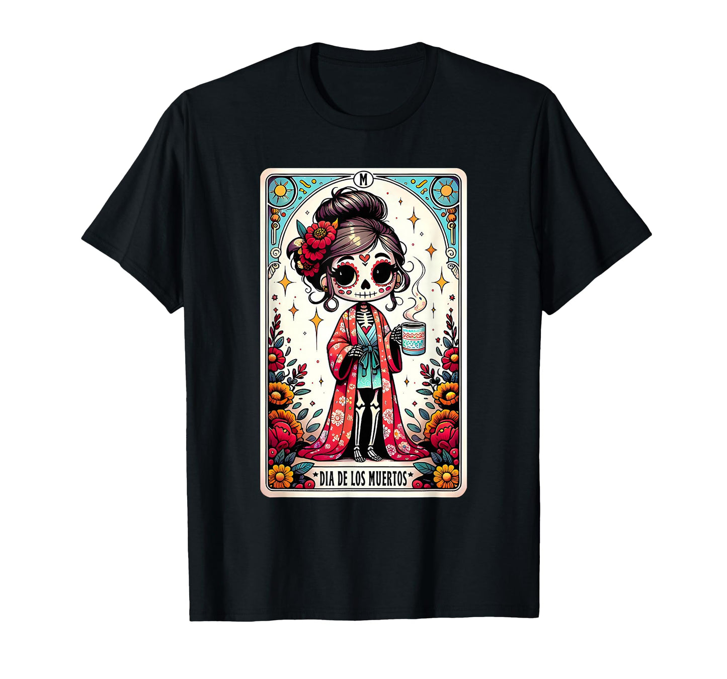 Day Of The Dead Dia De Los Muertos Catrina Woman Coffee T-Shirt