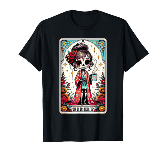 Day Of The Dead Dia De Los Muertos Catrina Woman Coffee T-Shirt
