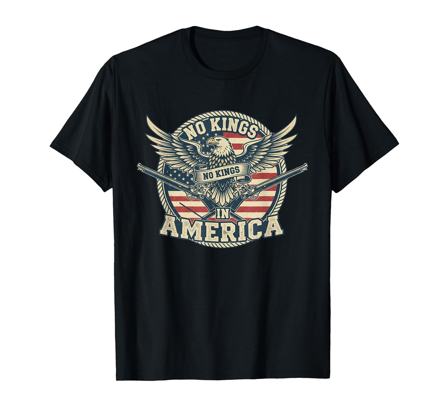 No King in America Cool No Kings Matching tee for Men Women T-Shirt