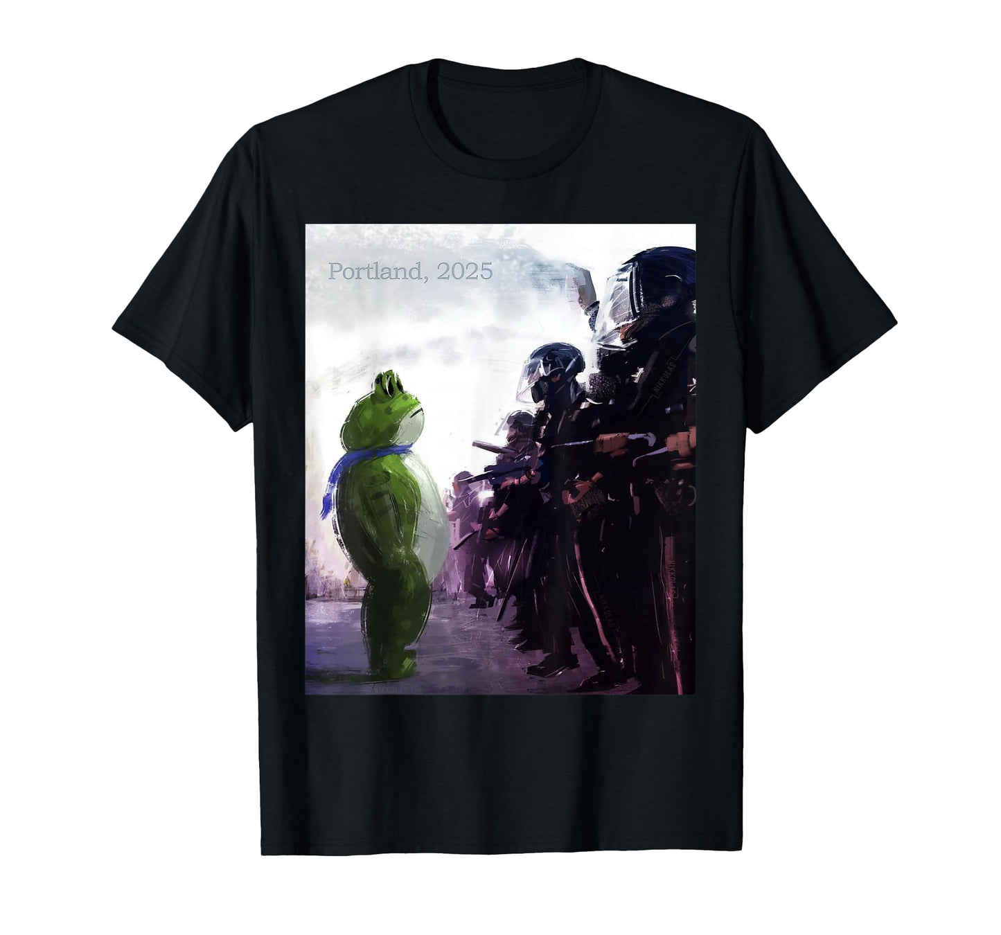 Portland Frog Protest Portland 2025 for Men Women Kids T-Shirt