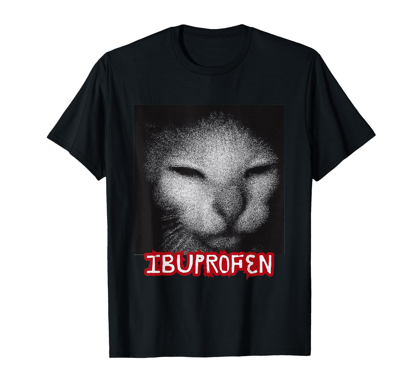 Ibuprofen Funny Cat Meme Vintage Unhinged Cringe T-Shirt