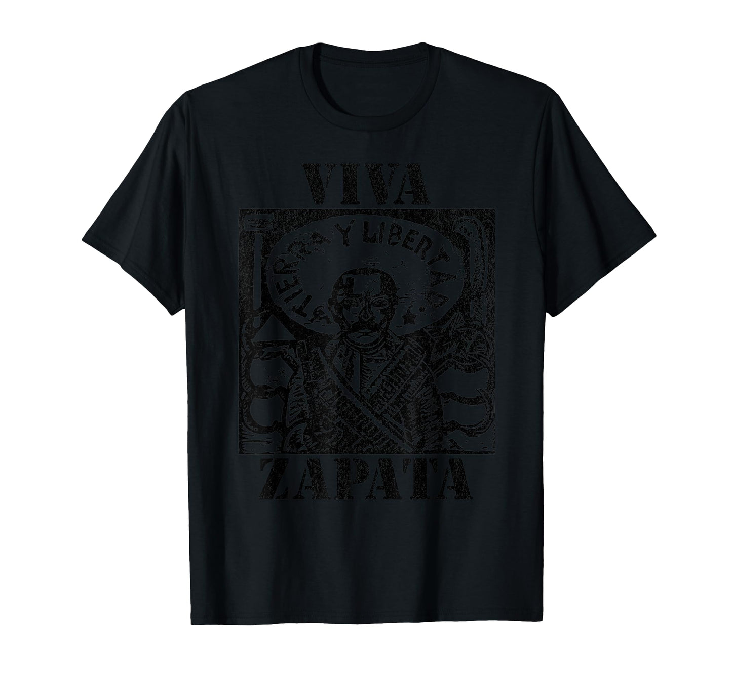Vintage Viva Zapata Abolish Ice Protest Mexican Art No Kings T-Shirt