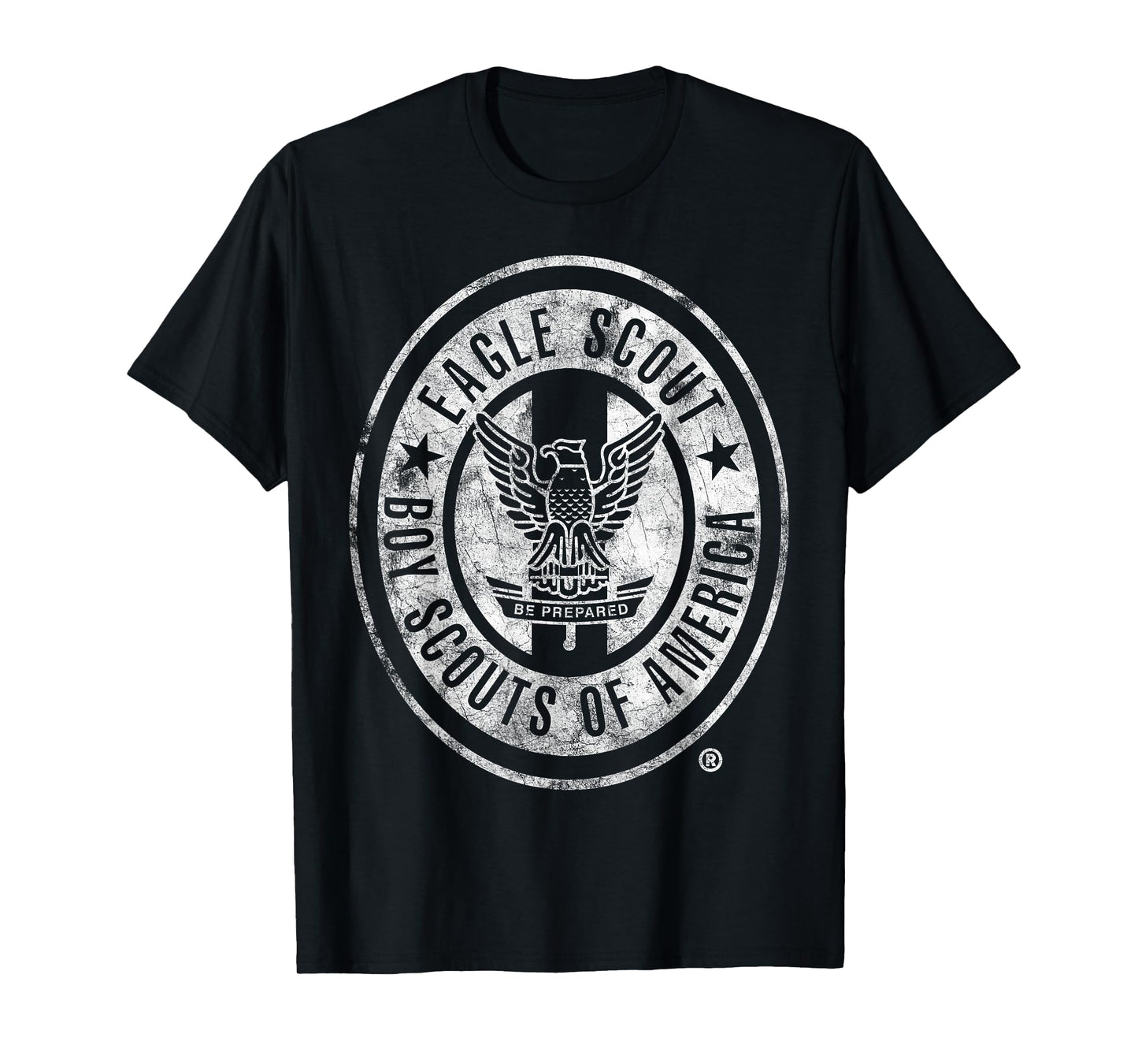 Eagle Scout Vintage (White Distressed) T-Shirt