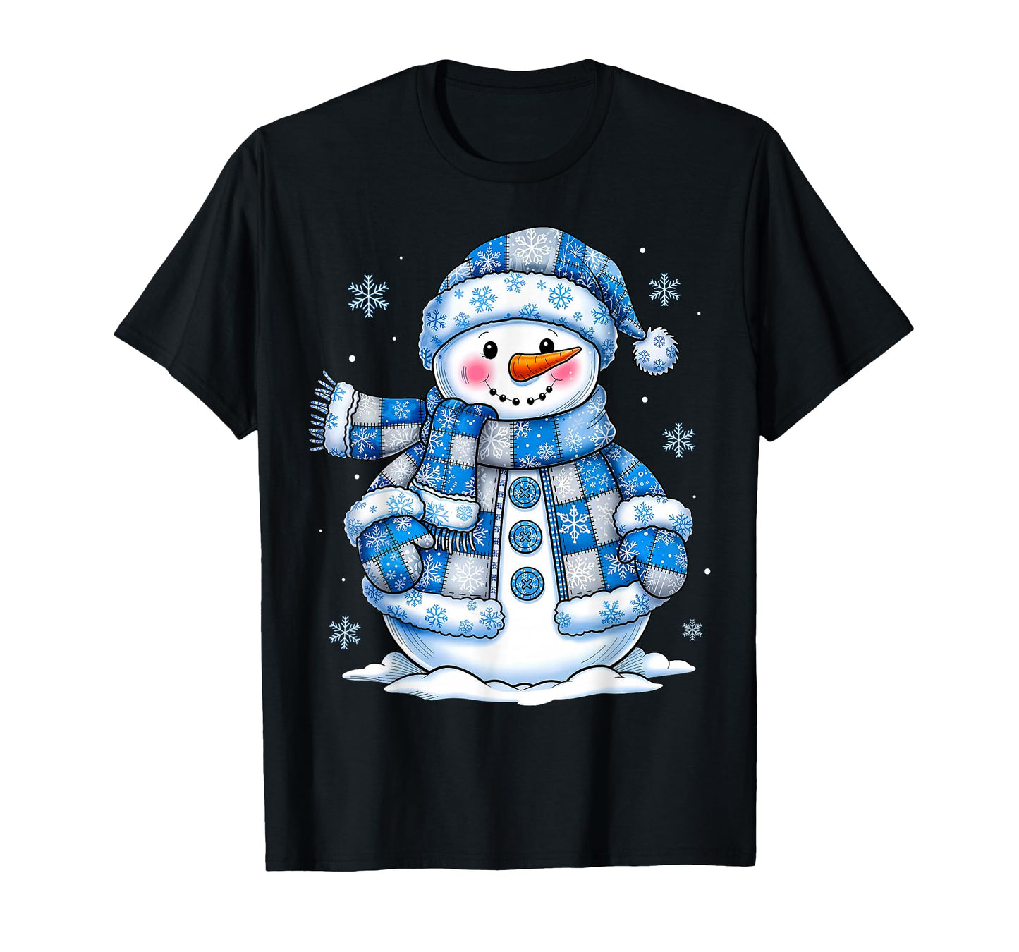Snowman for Women Men Kids Grandkids Christmas T-Shirt