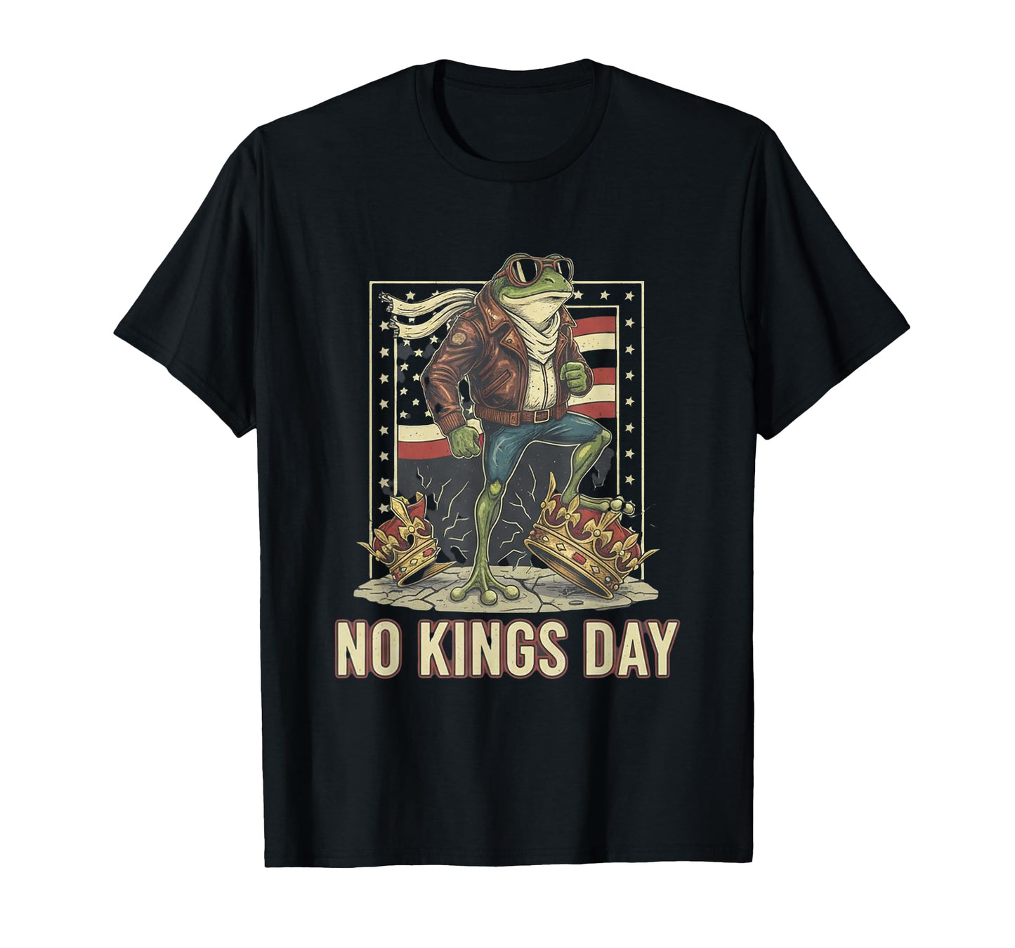 No Kings Day Portland Shirt Frog Protest T-Shirt