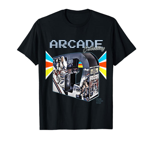 Arcade cabinet machine 1970 1980 1990 Video Game Collection T-Shirt