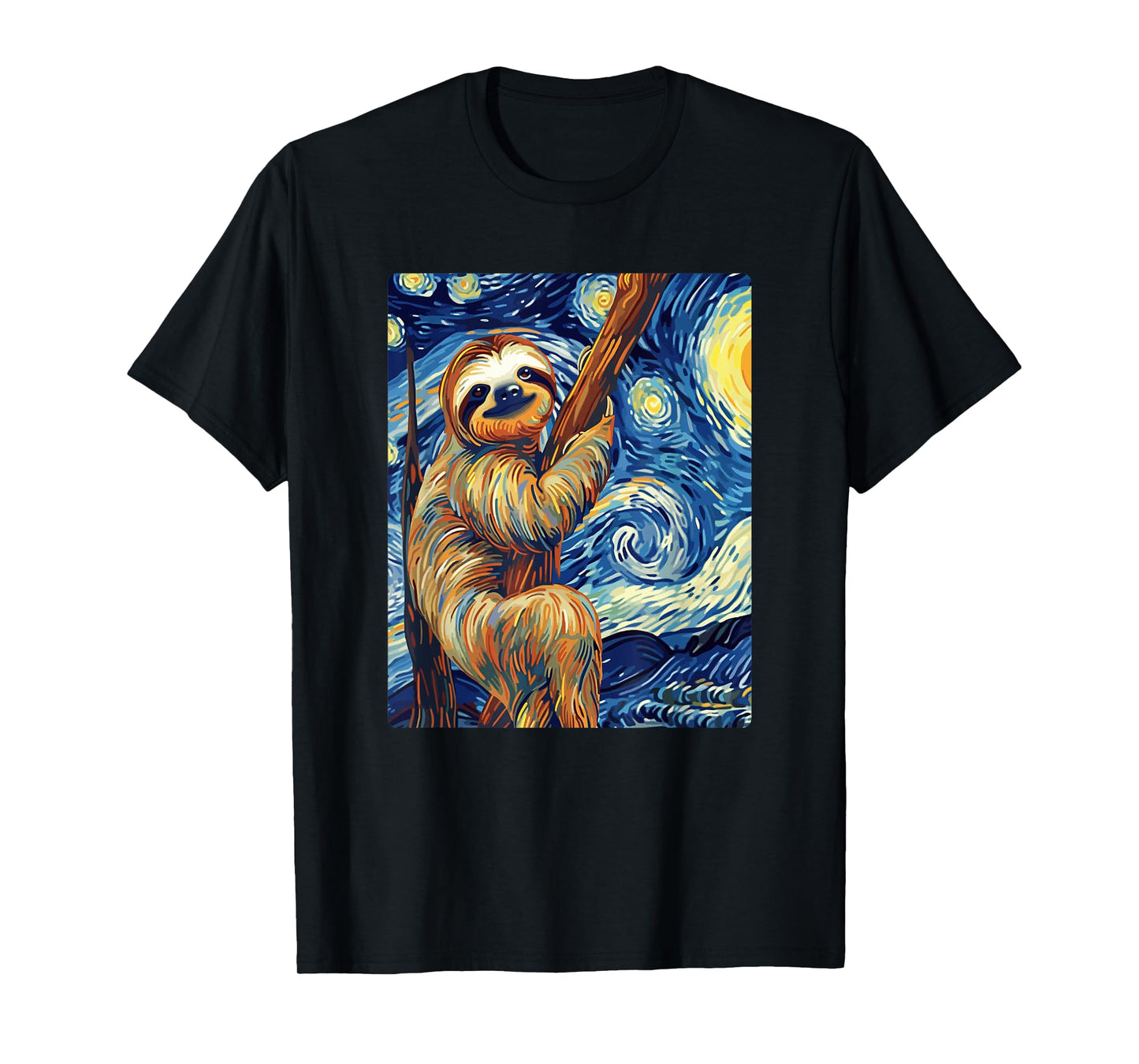 Starry Night Sloth T-Shirt