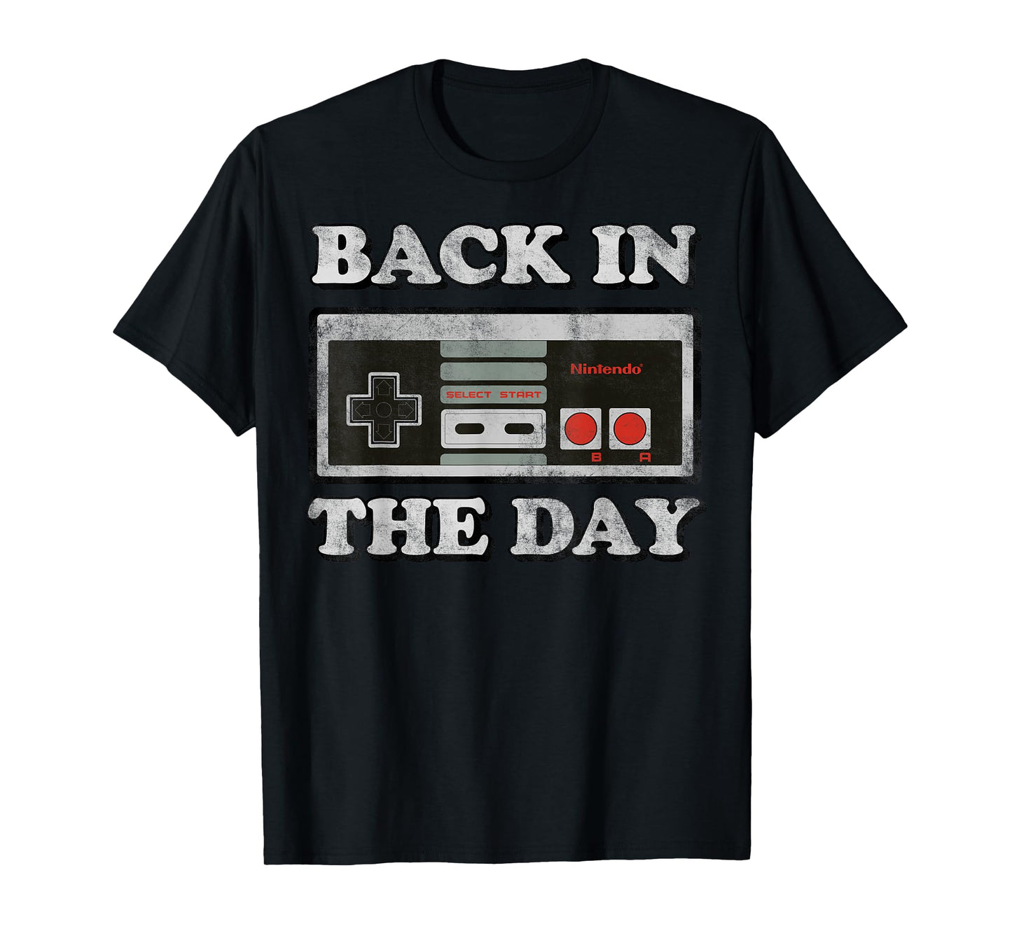 Nintendo NES Controller Back In The Day Graphic T-Shirt T-Shirt